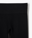 Legging en maille côtelée sans coutures fille
